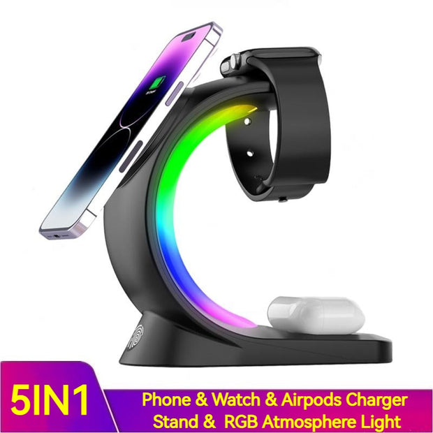 4 In 1 Magnetic Wireless Charger By Floer